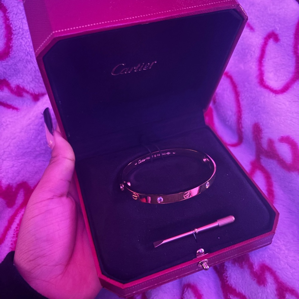 Bracelet Gold Screwdriver Closure with Box